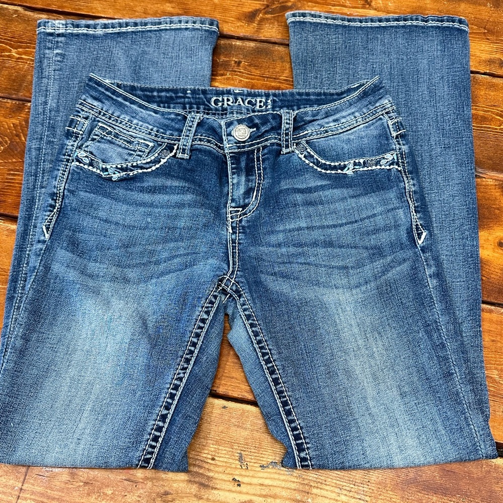 Girls boot cut pants